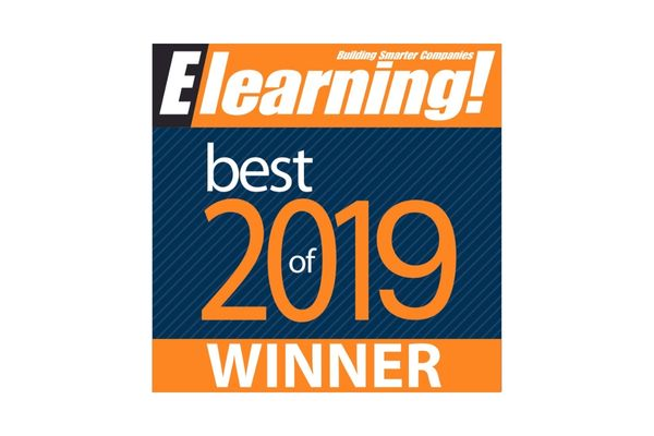 Vubiz Wins Best of Elearning Award for Compliance Training for 2019