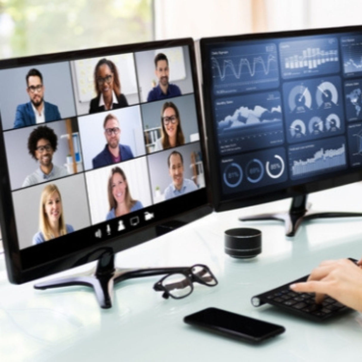 professionals presenting on Zoom