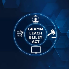 graphic with 'Gramm Leach Bliley Act' text