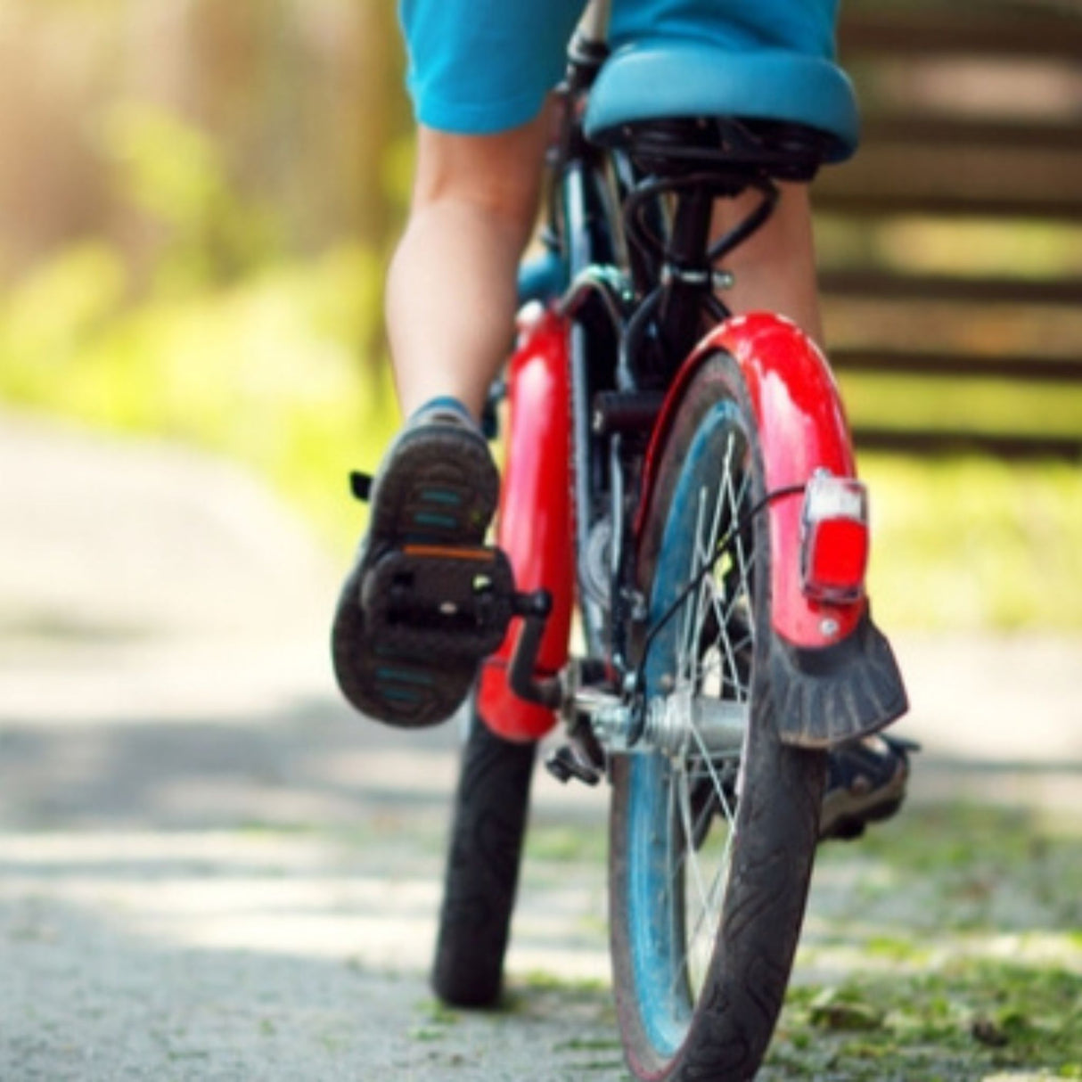 teach kids how to ride a bike