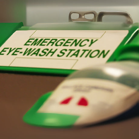 Emergency eye-wash station